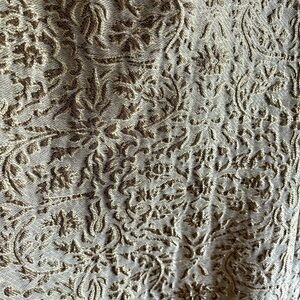 Gold shimmer sheath dress